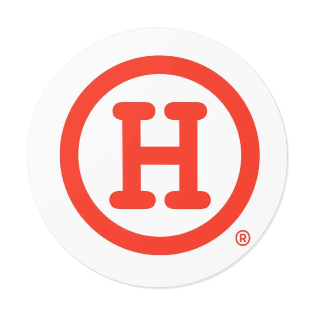 Red (H) Sticker