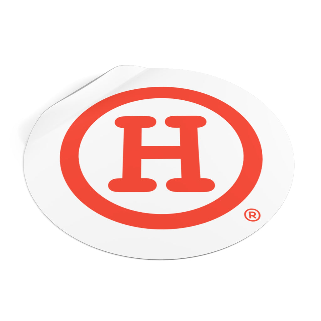 Red (H) Sticker