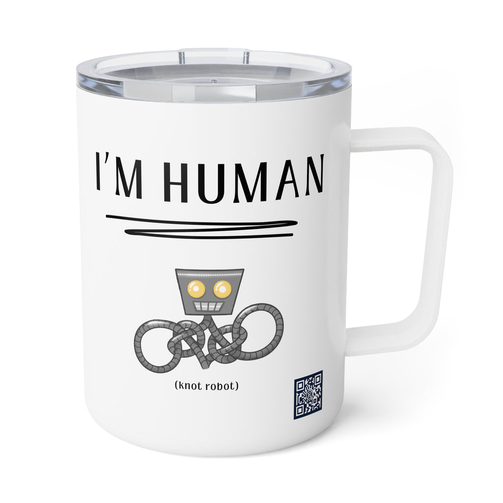 Knot Robot Insulated Coffee Mug, 10oz