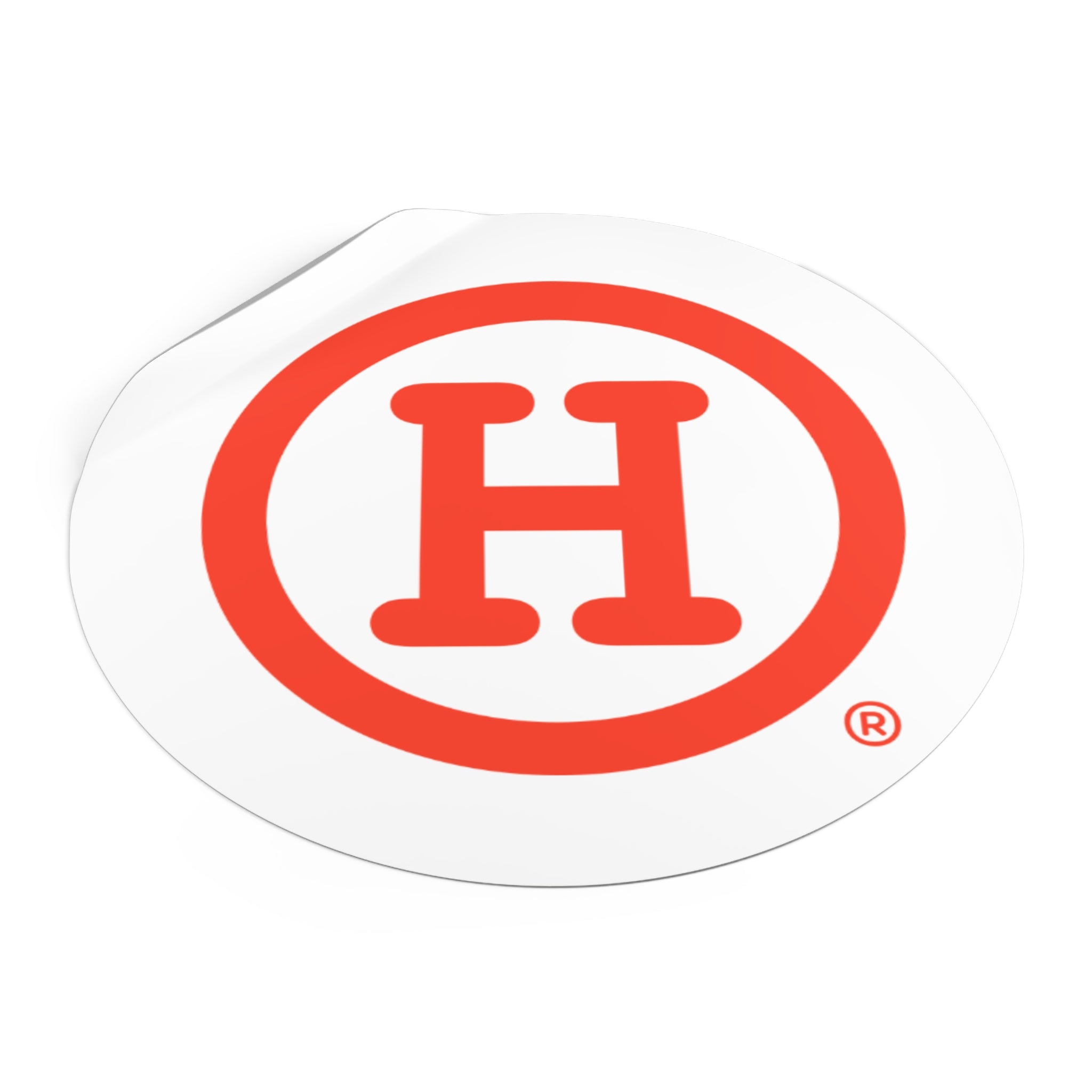 Red (H) Sticker