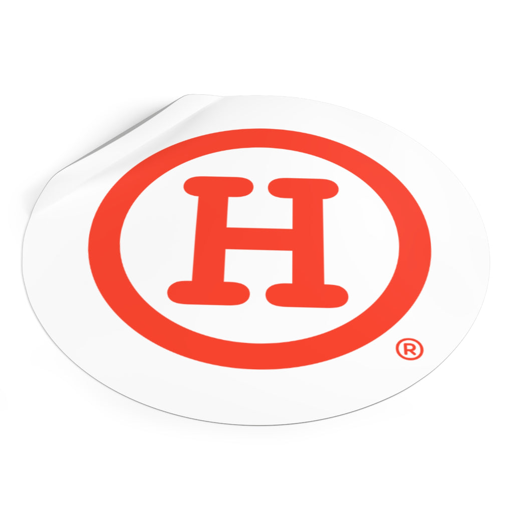 Red (H) Sticker
