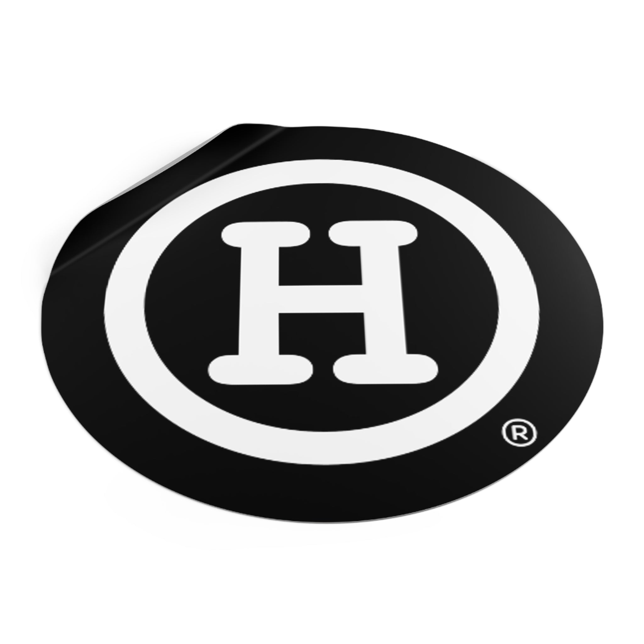 White (H) + Black Sticker