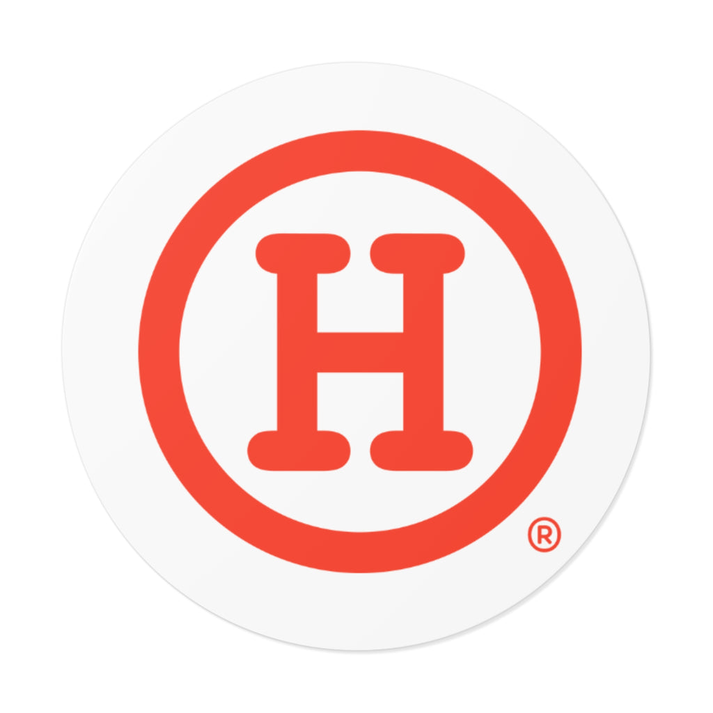 Red (H) Sticker