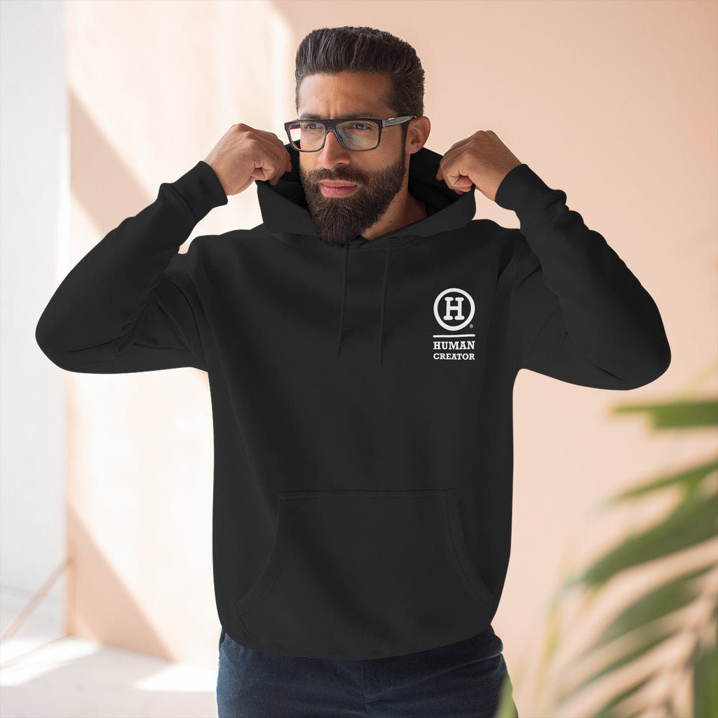 Three-Panel Fleece Hoodie