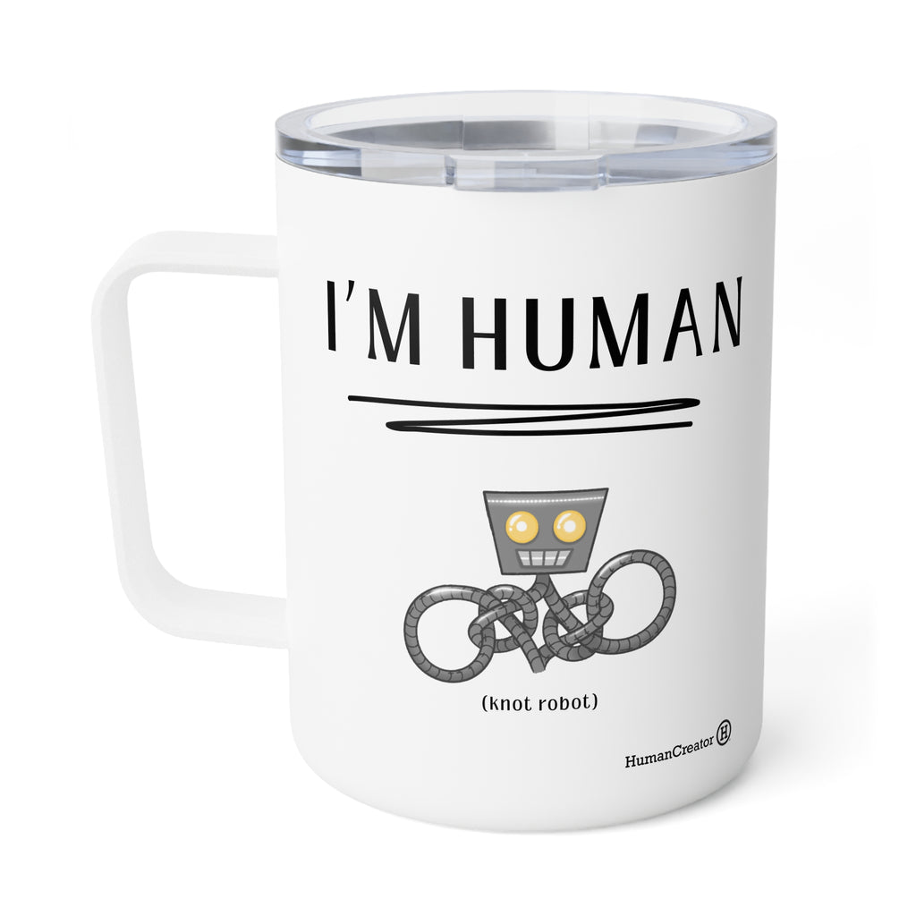 Knot Robot Insulated Coffee Mug, 10oz