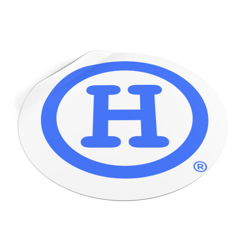 Blue (H) Sticker