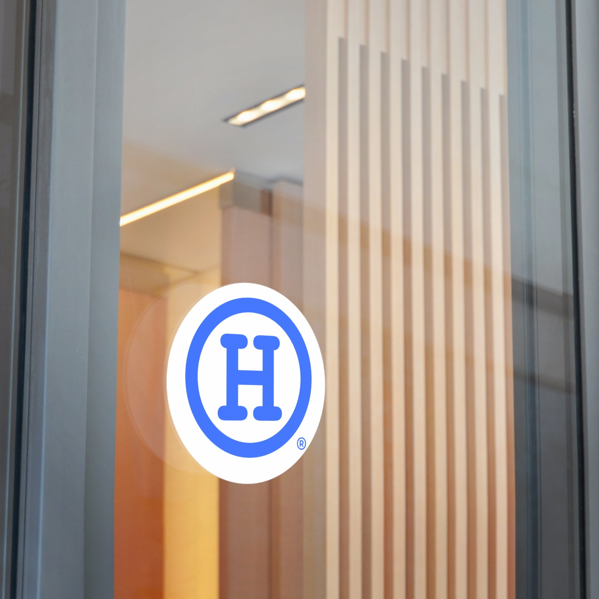 Blue (H) Sticker