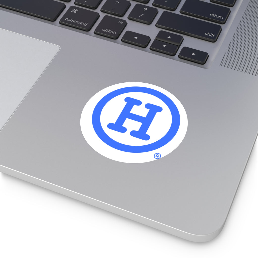 Blue (H) Sticker