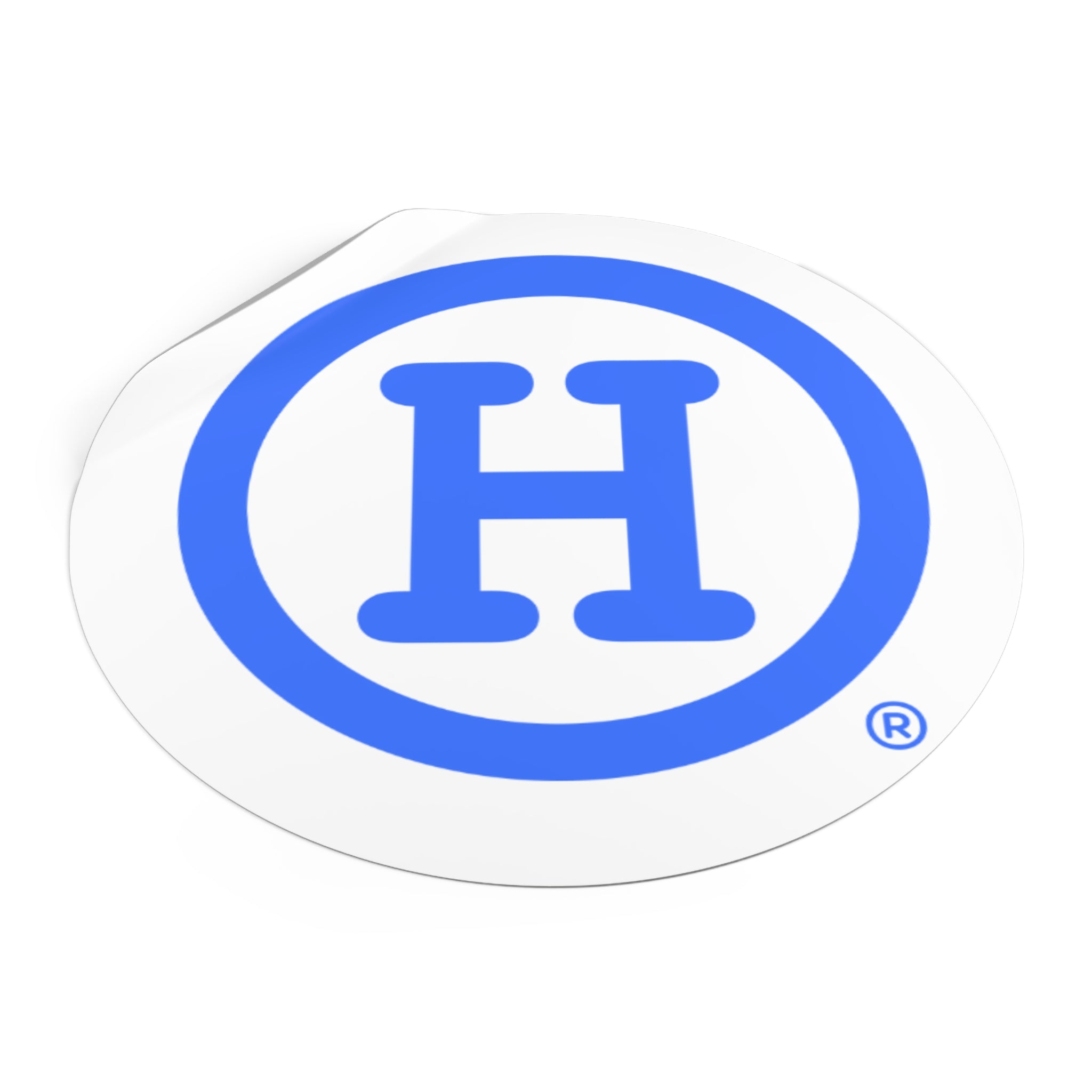 Blue (H) Sticker