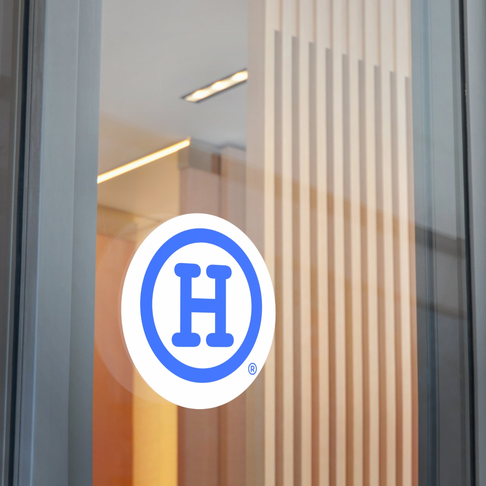 Blue (H) Sticker