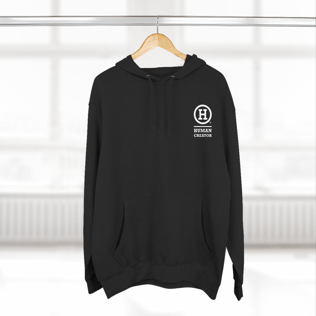 Three-Panel Fleece Hoodie