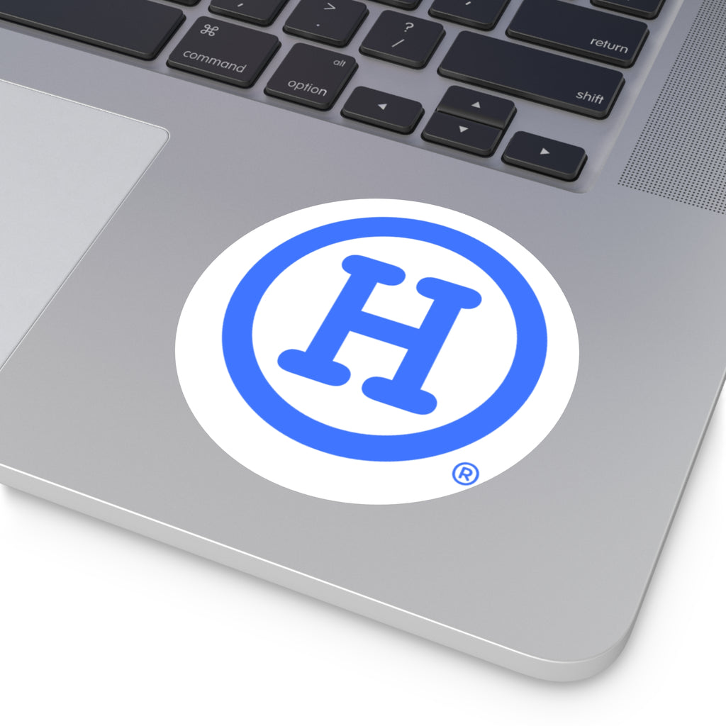 Blue (H) Sticker
