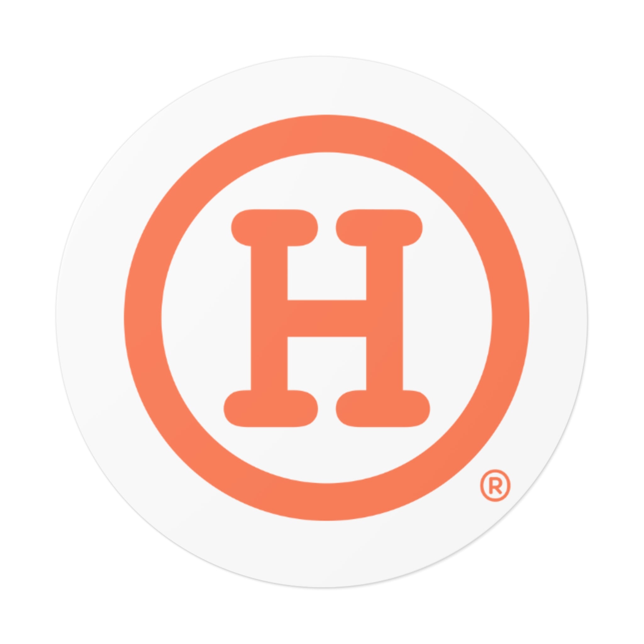 Orange (H) Sticker