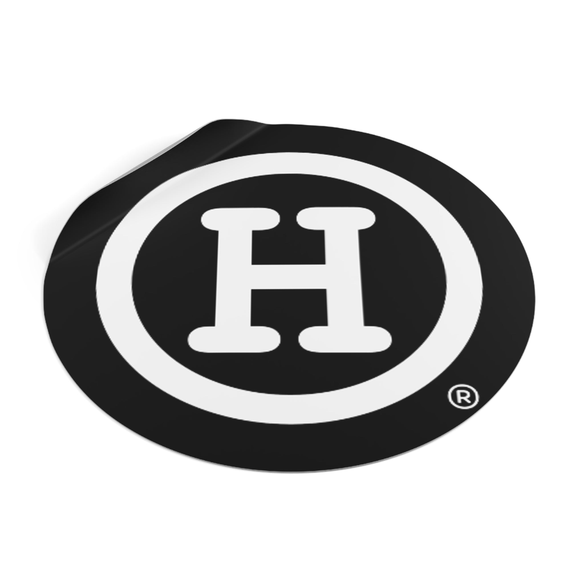 White (H) + Black Sticker