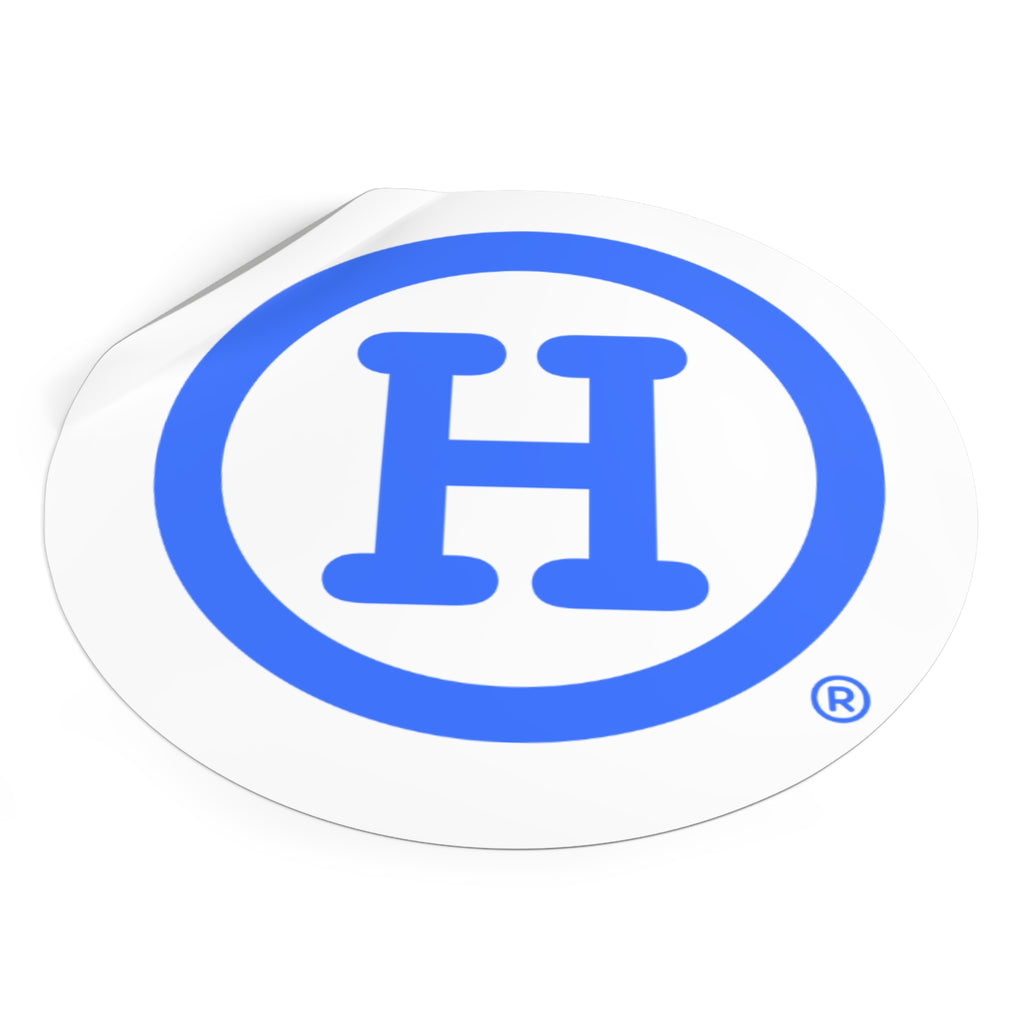 Blue (H) Sticker