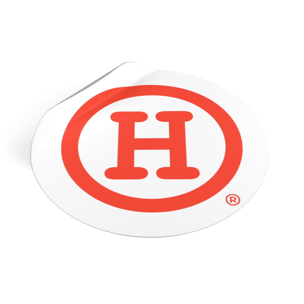 Red (H) Sticker